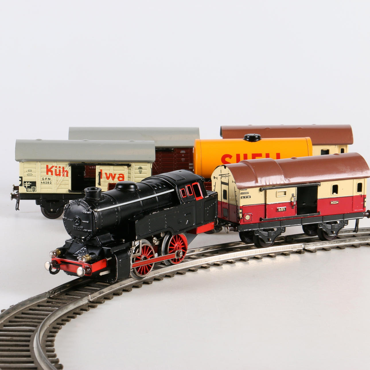 MODELLTÅG, Fleischmann, Tyskland, 1900-talets mitt.