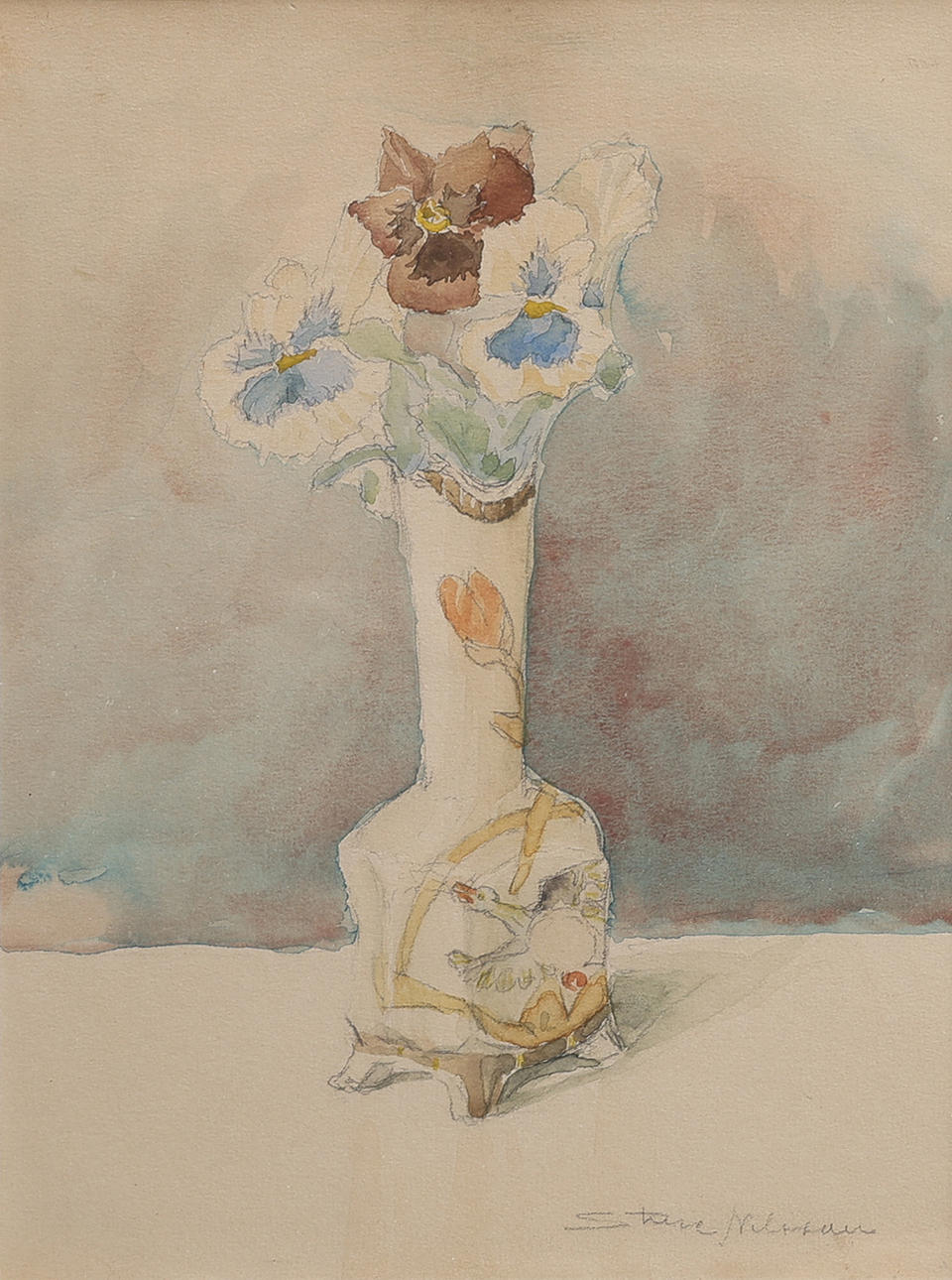 STURE NILSSON. BLOMSTERSTILLEBEN.