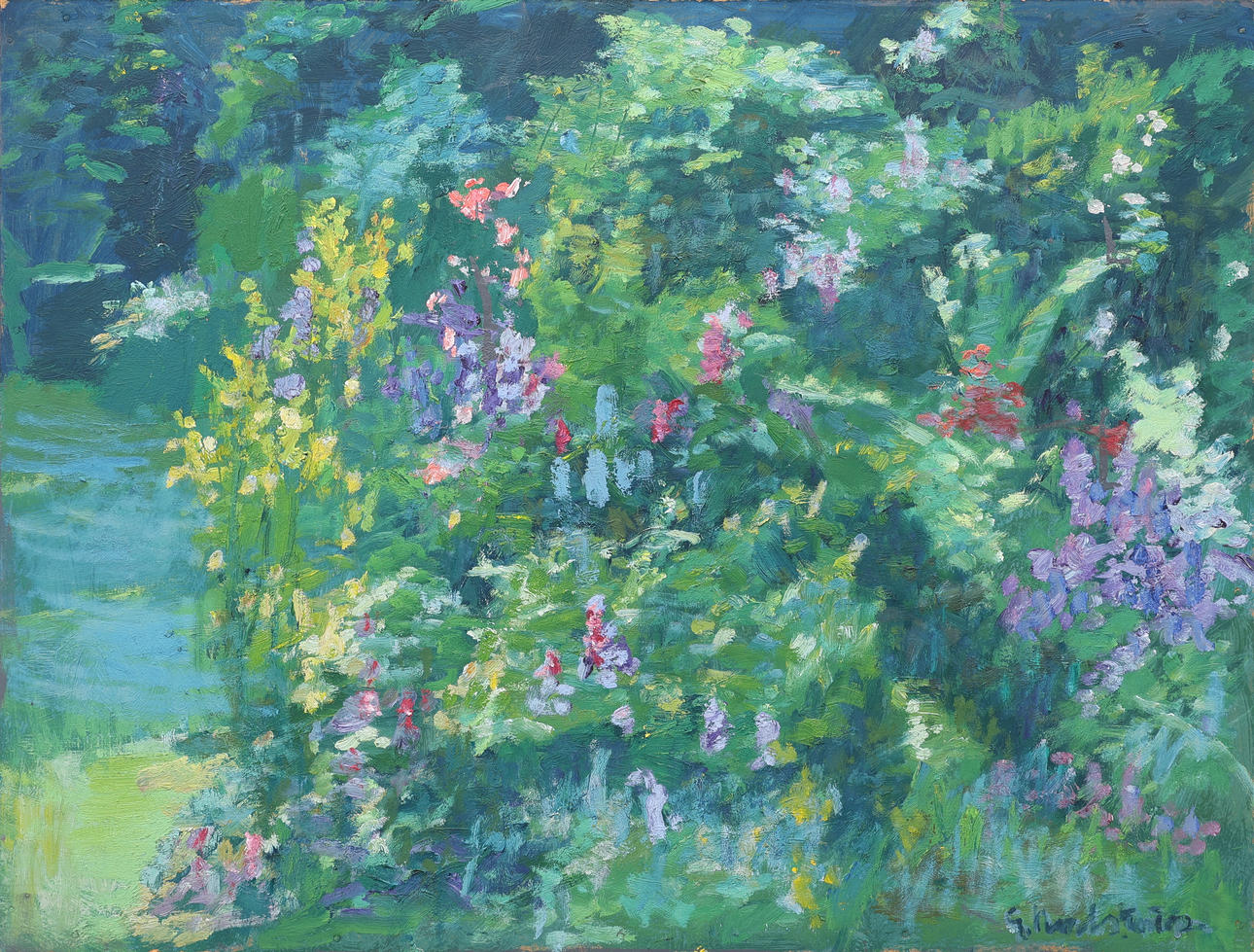 GERHARD NORDSTRÖM. PARK LANDSCAPE.