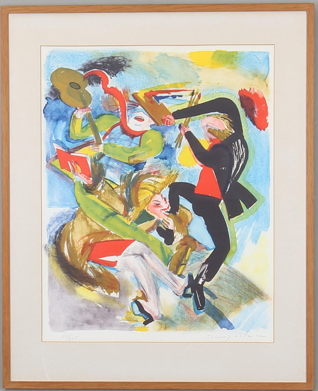 TOMMY ÖSTMAR. Litografi, signerad samt numerad 22/225.