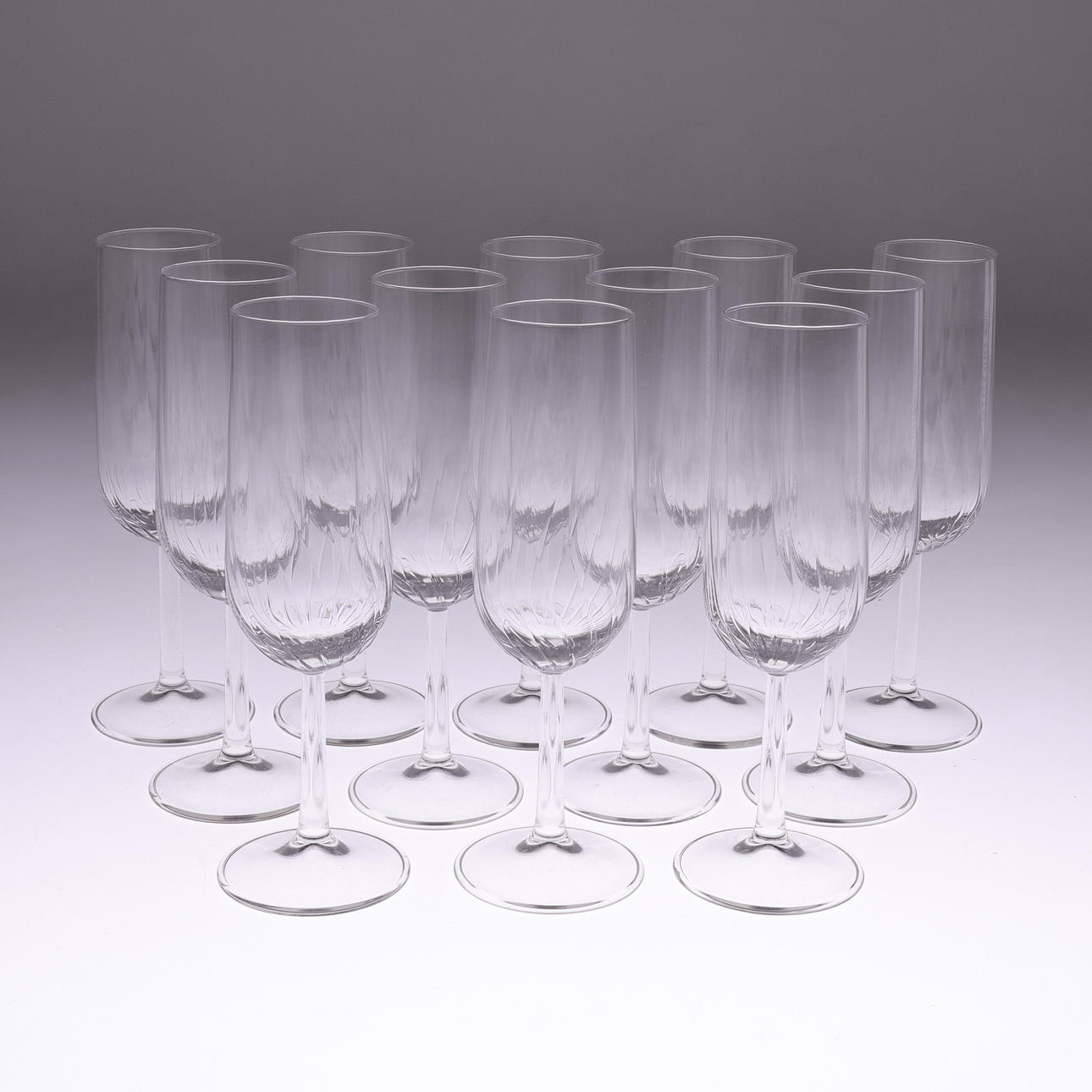 CHAMPAGNEGLAS, 12 st, glas.
