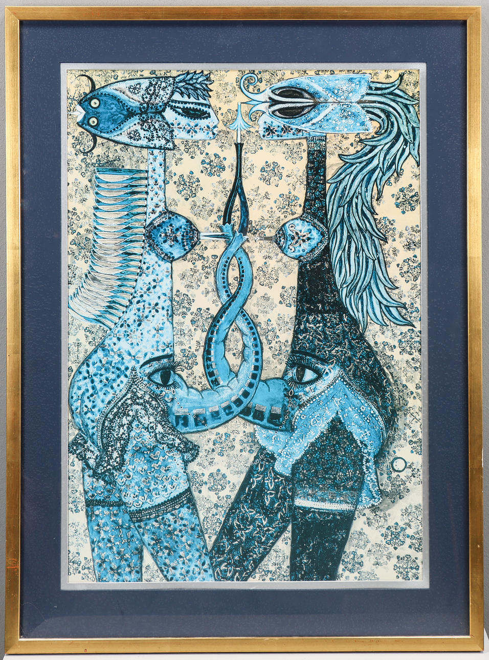 MAX WALTER SVANBERG. Lithographic print, signed in the print.