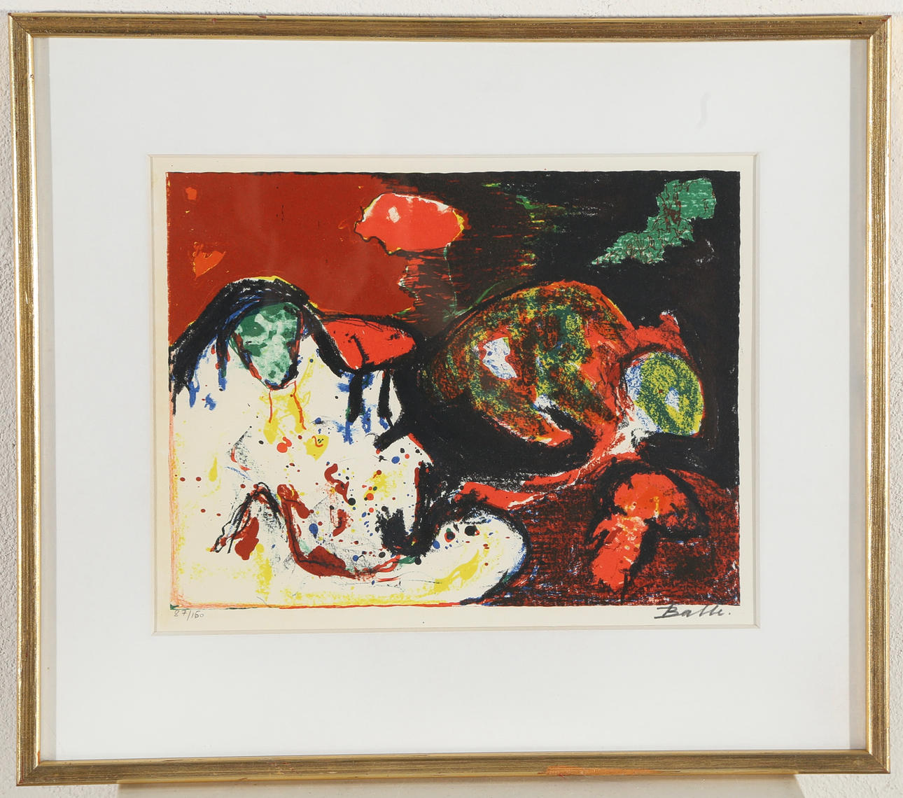 MOGENS BALLE (1921-1988). Composition, lithograph.