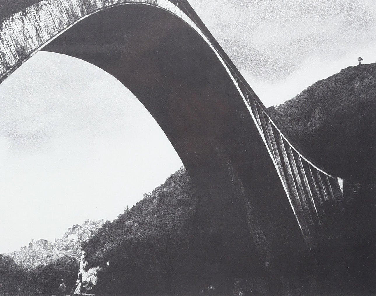 LENNART OLSSON (1925-2010). Tryck, "Emilia Romagna", signerad i tryck.