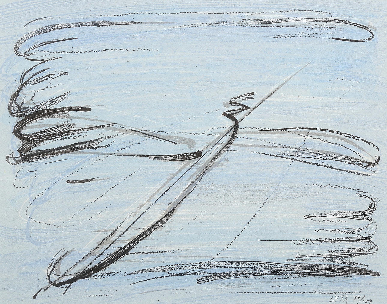 HARALD LYTH. lithograph, signed and numbered 87/100.