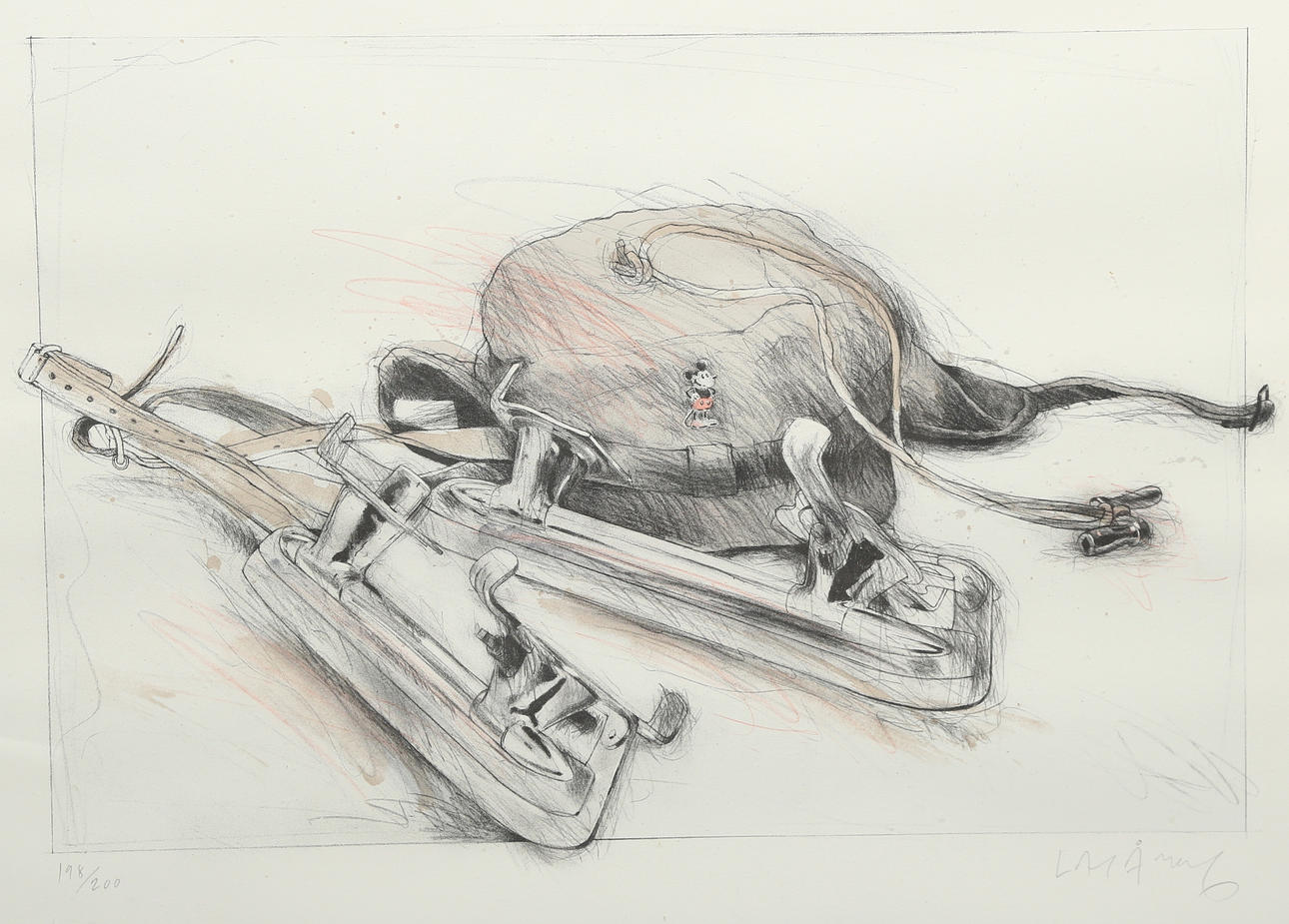 LASSE ÅBERG. lithograph, signed and numbered.