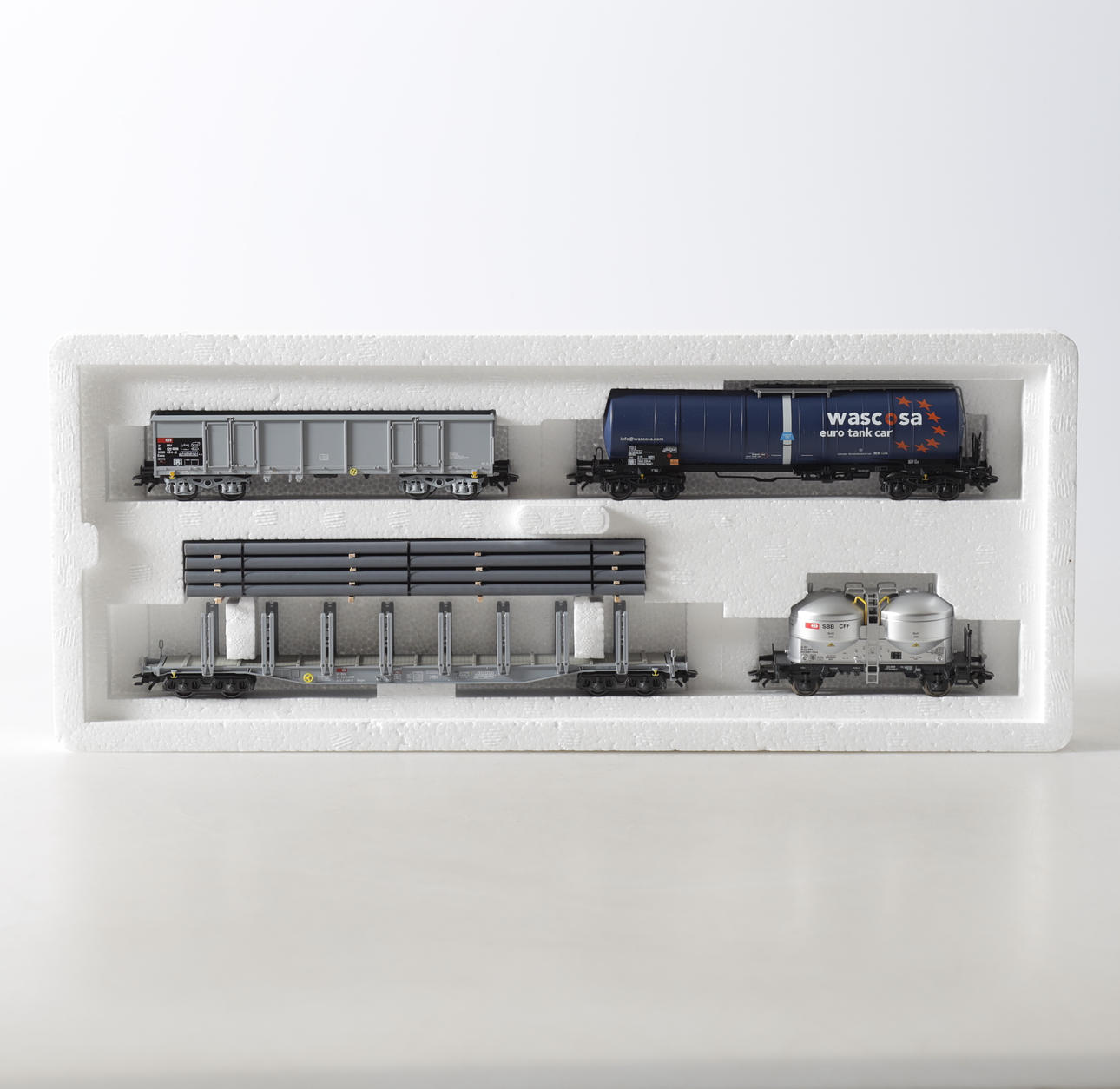 VAGNSET, 46095, H0, Godsvagnar, SBB/CFF/FFS, Märklin.