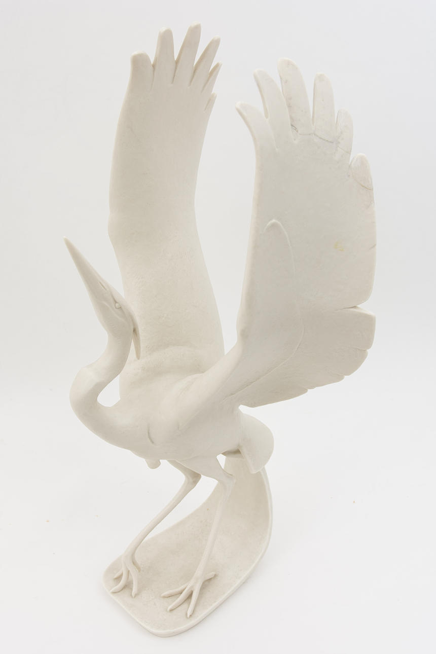 ”REIHER”, Hutschenreuther konstavdelning åttiotalet Mod. 8294.