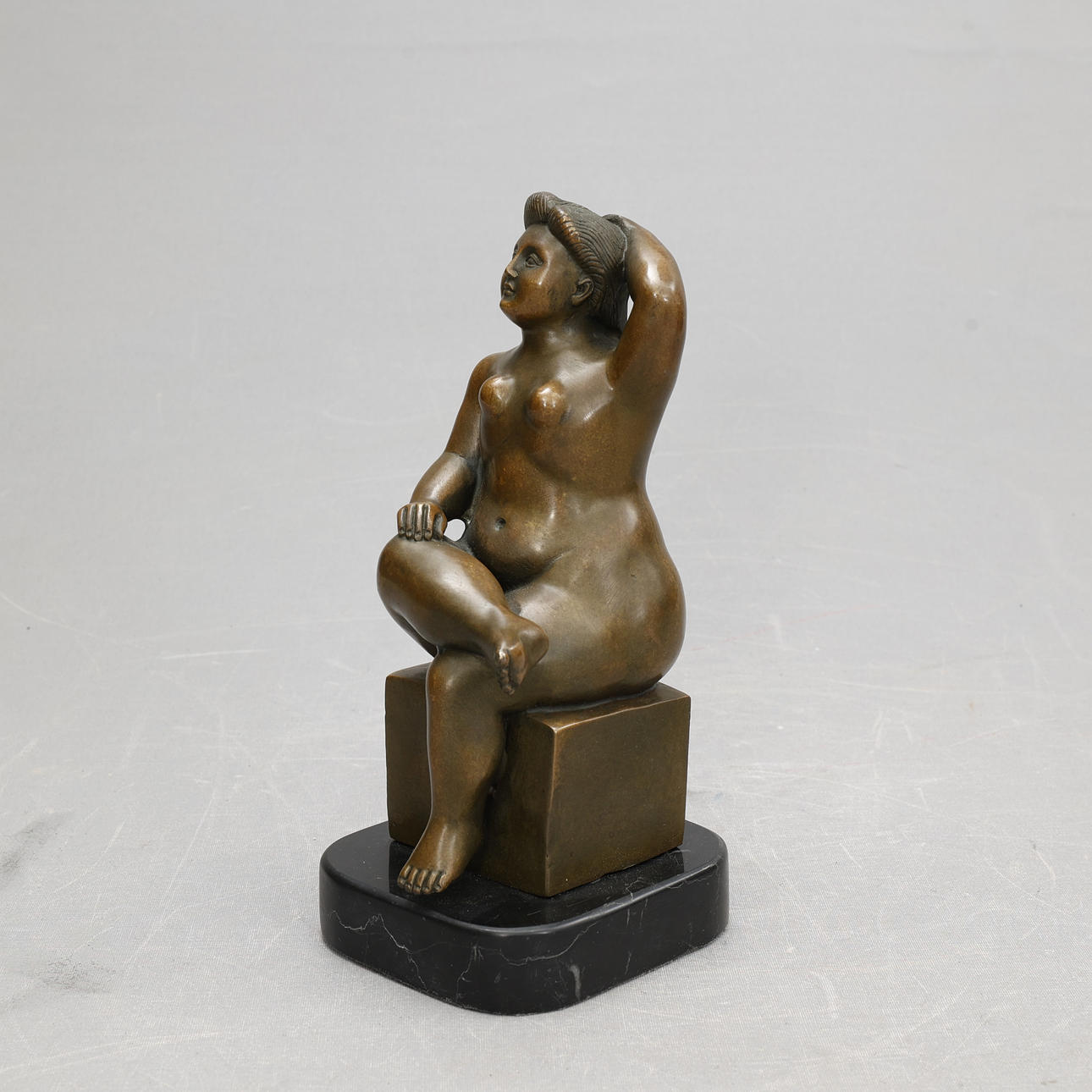FERNANDO BOTERO. EFTER. Skulptur, brons, efter Botero, 2000-tal.