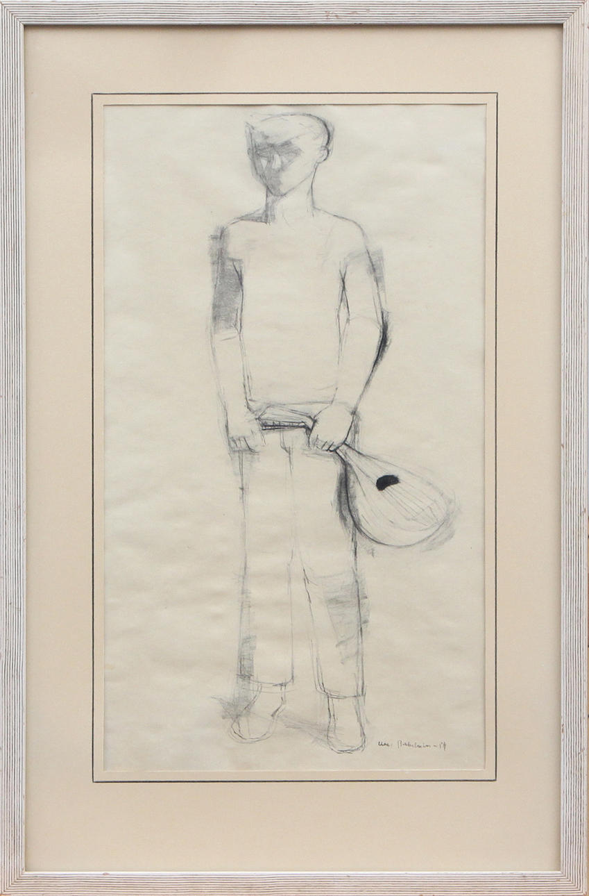 CLAES BÄCKSTRÖM. TECKNING, signerad, 1954.