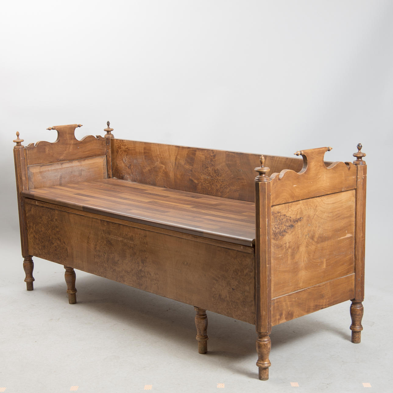 KÖKSSOFFA, drickamålad fur, 1800-1900-tal.