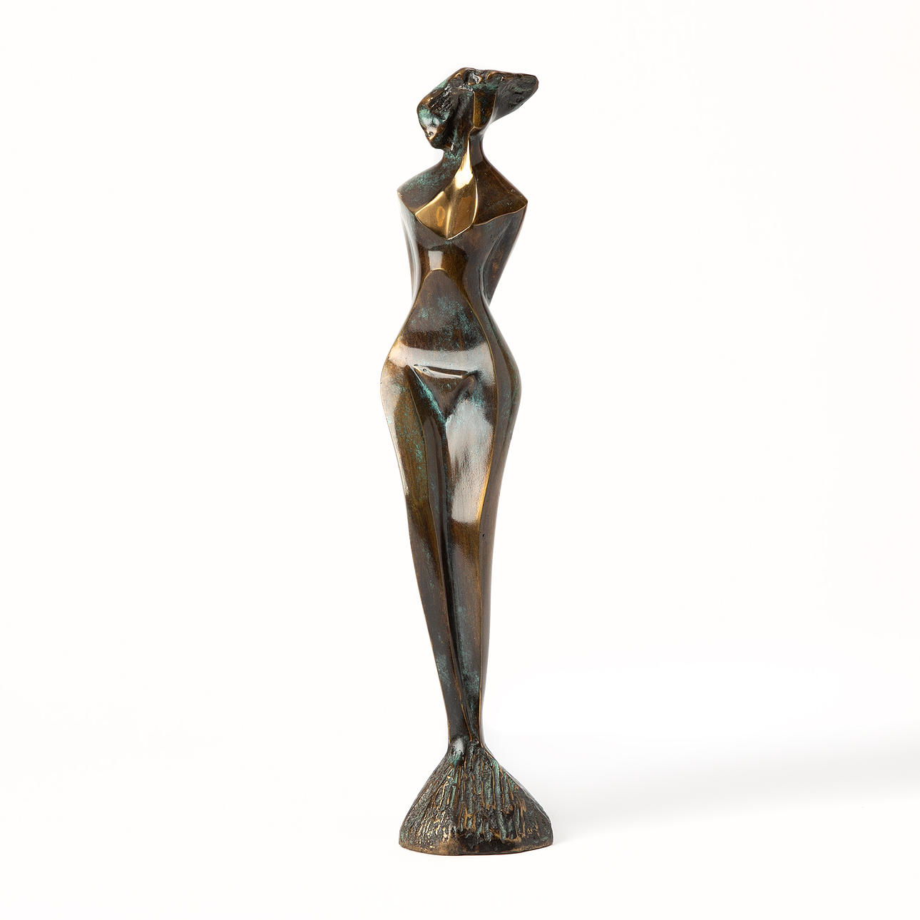 STAN WYS. Sculpture, patinated bronze, signed and dated 2009.