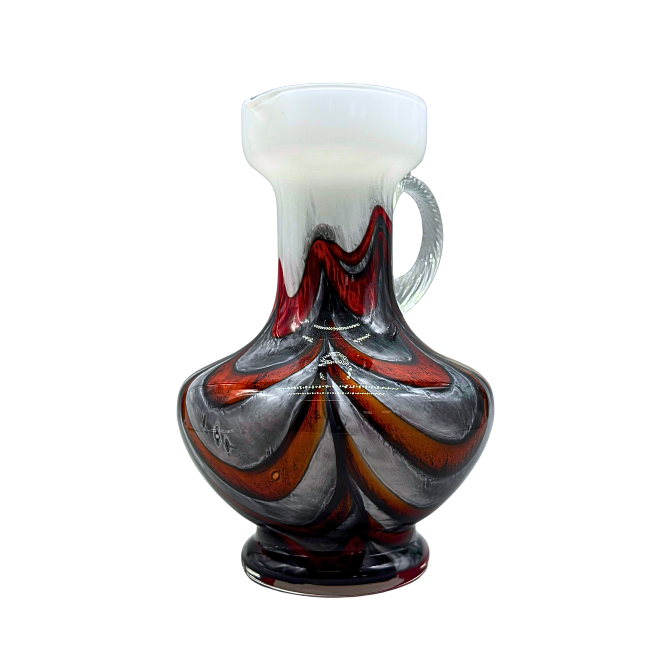 OPALINE VASE FROM FLORENCE, 1970S.