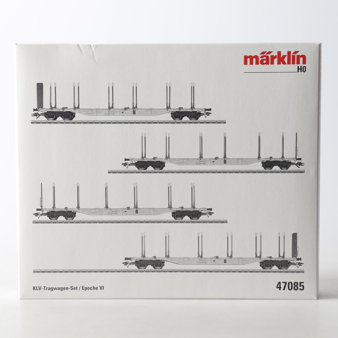VAGNSET, 47085, H0, KLV Flat car set, Märklin.