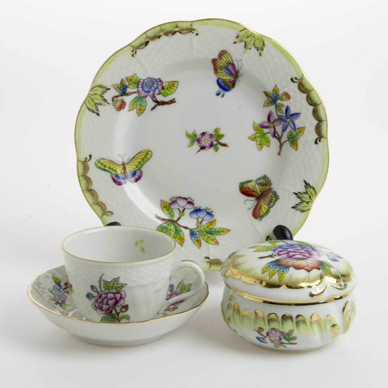 MOCKASERVIS, 19 delar, Herend.