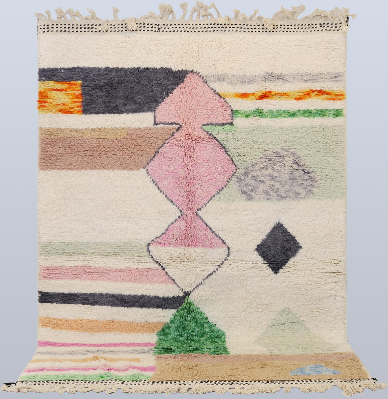 MATTA, Marocko, handknuten, beni ourain-typ, ca 240x166 cm.