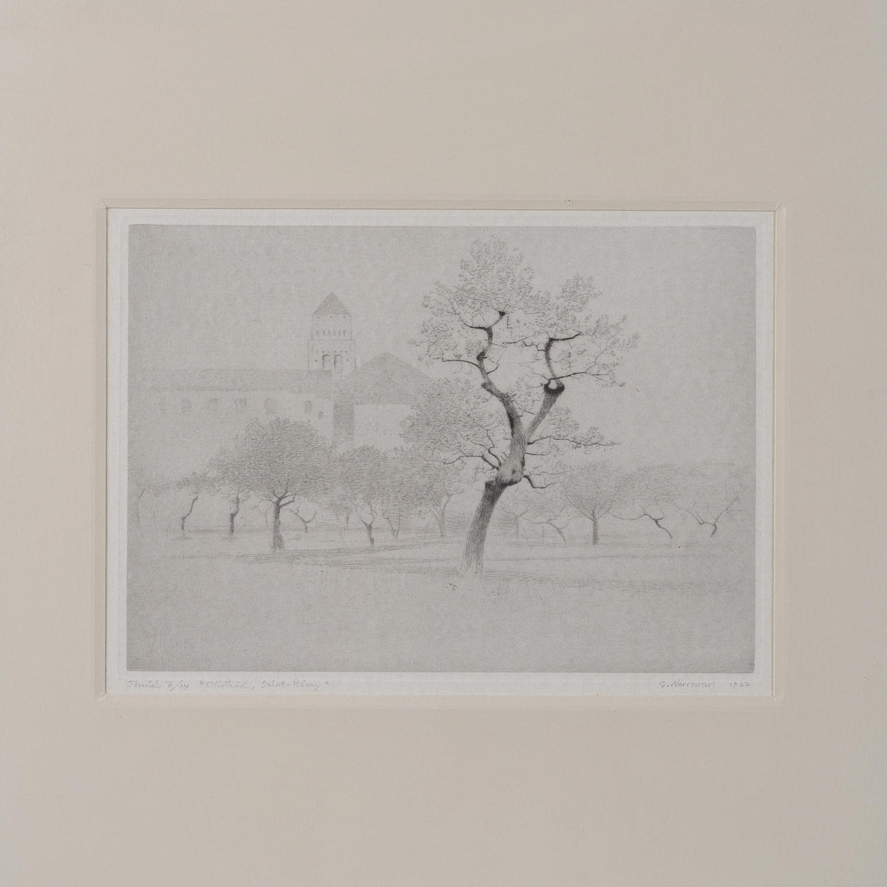 GUNNAR NORRMAN. Drypoint engravings, 3 pcs, signed and dated. Art ...