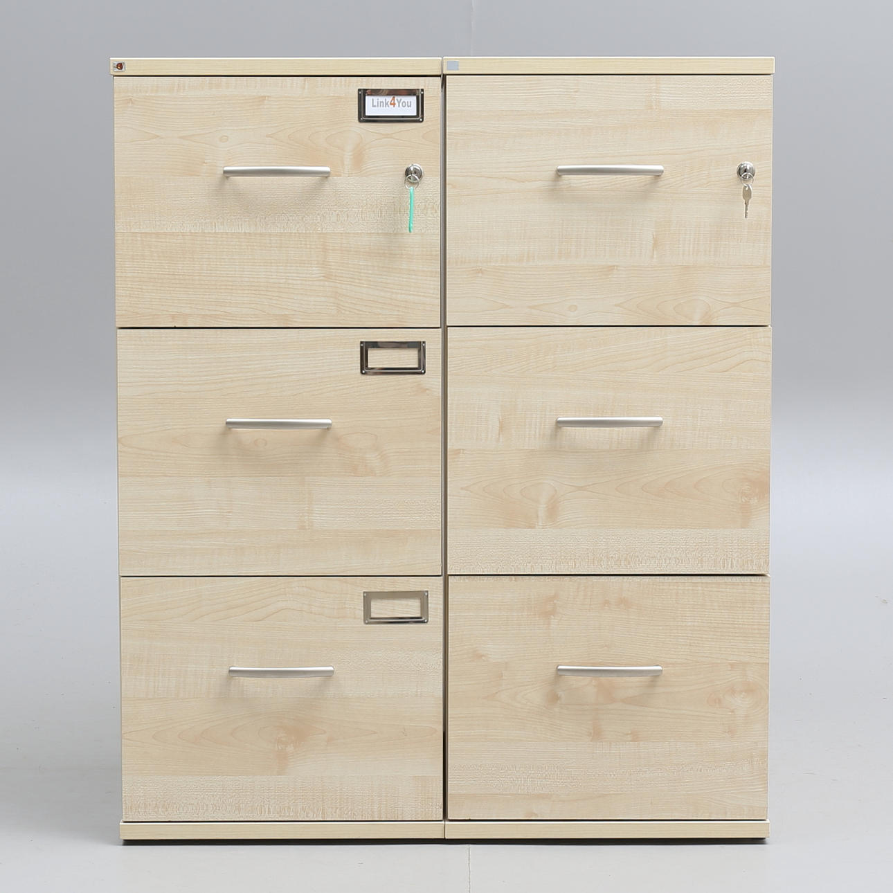 DOKUMENTSKÅP för hängmappar, ett par.