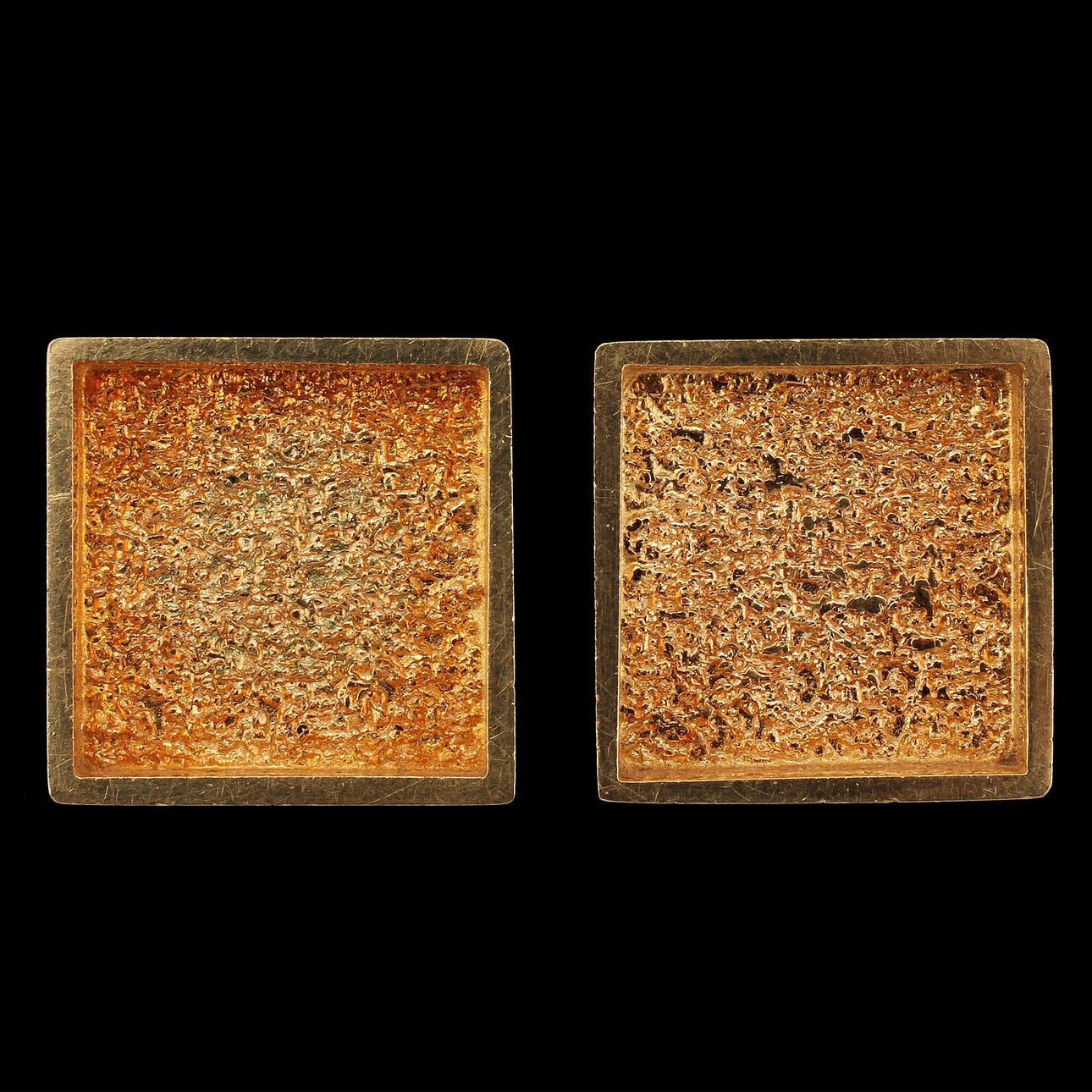 MANSCHETTKNAPPAR, 1 par 18k guld, Alton, 17,5 gram.