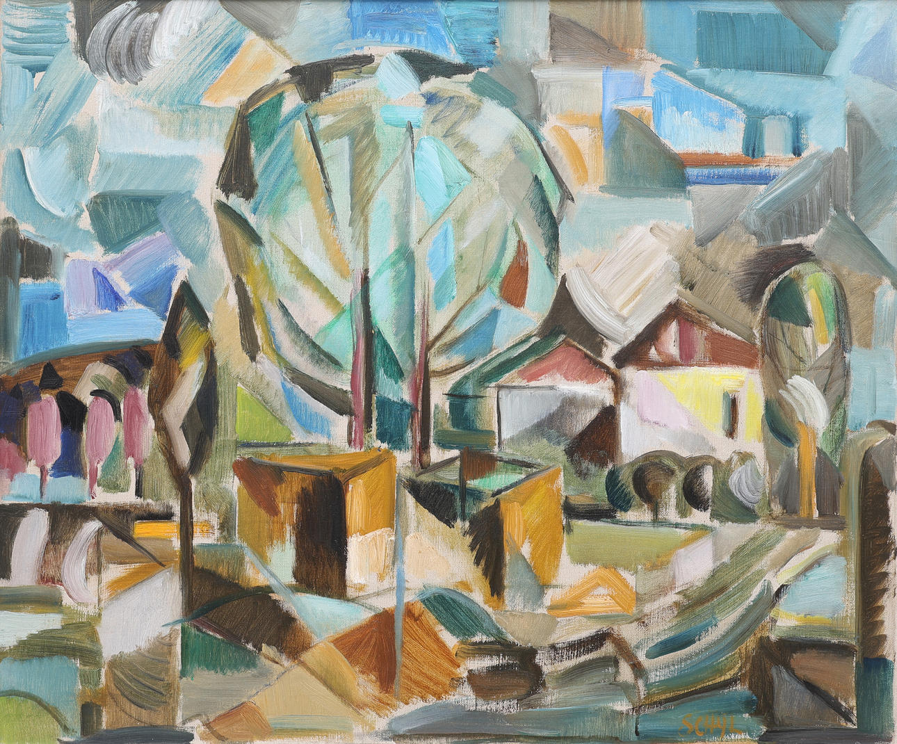 JULES SCHYL. "AIX-EN-PROVENCE".