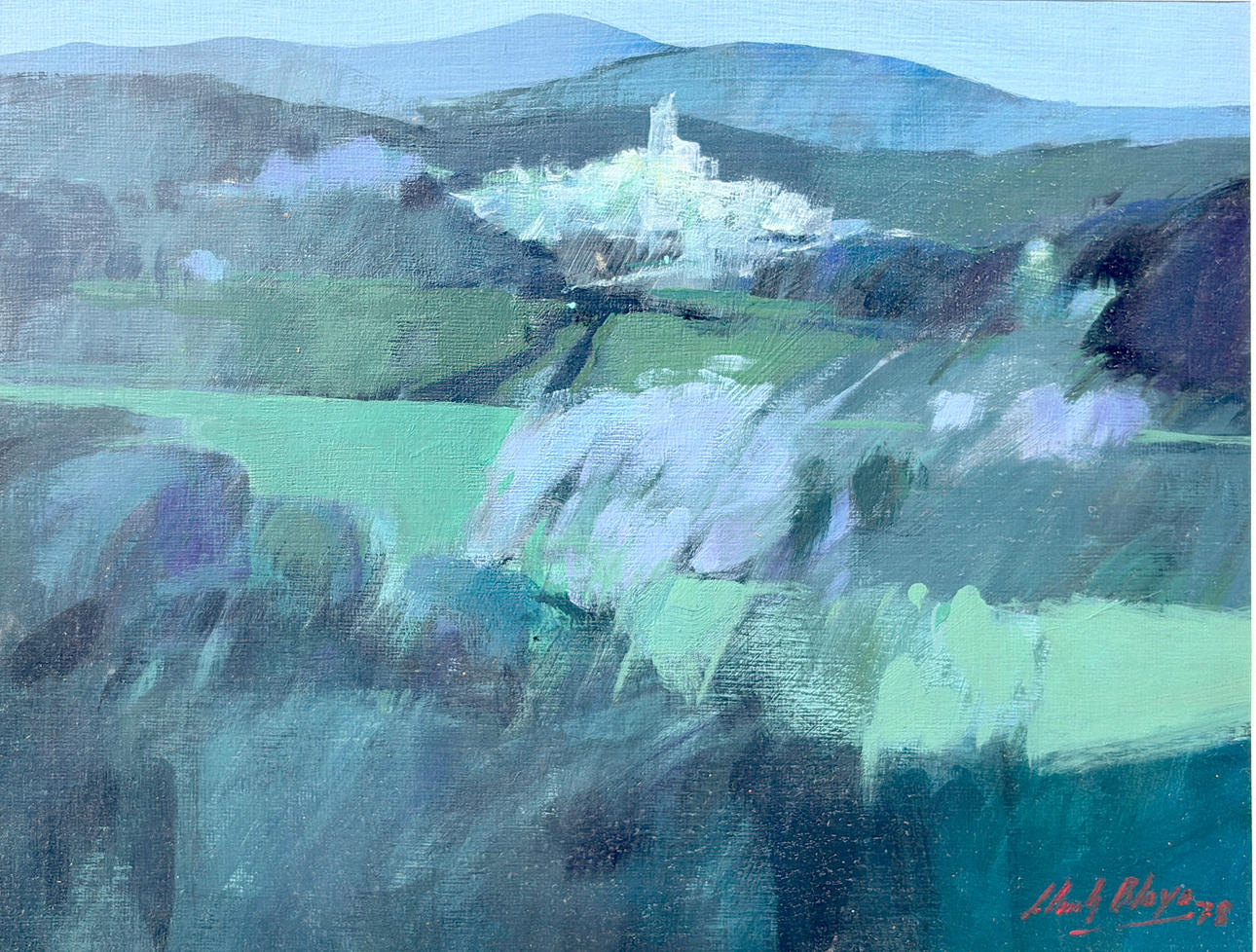 ALBERT LLUCH BLAYA. Paisaje de Àger.