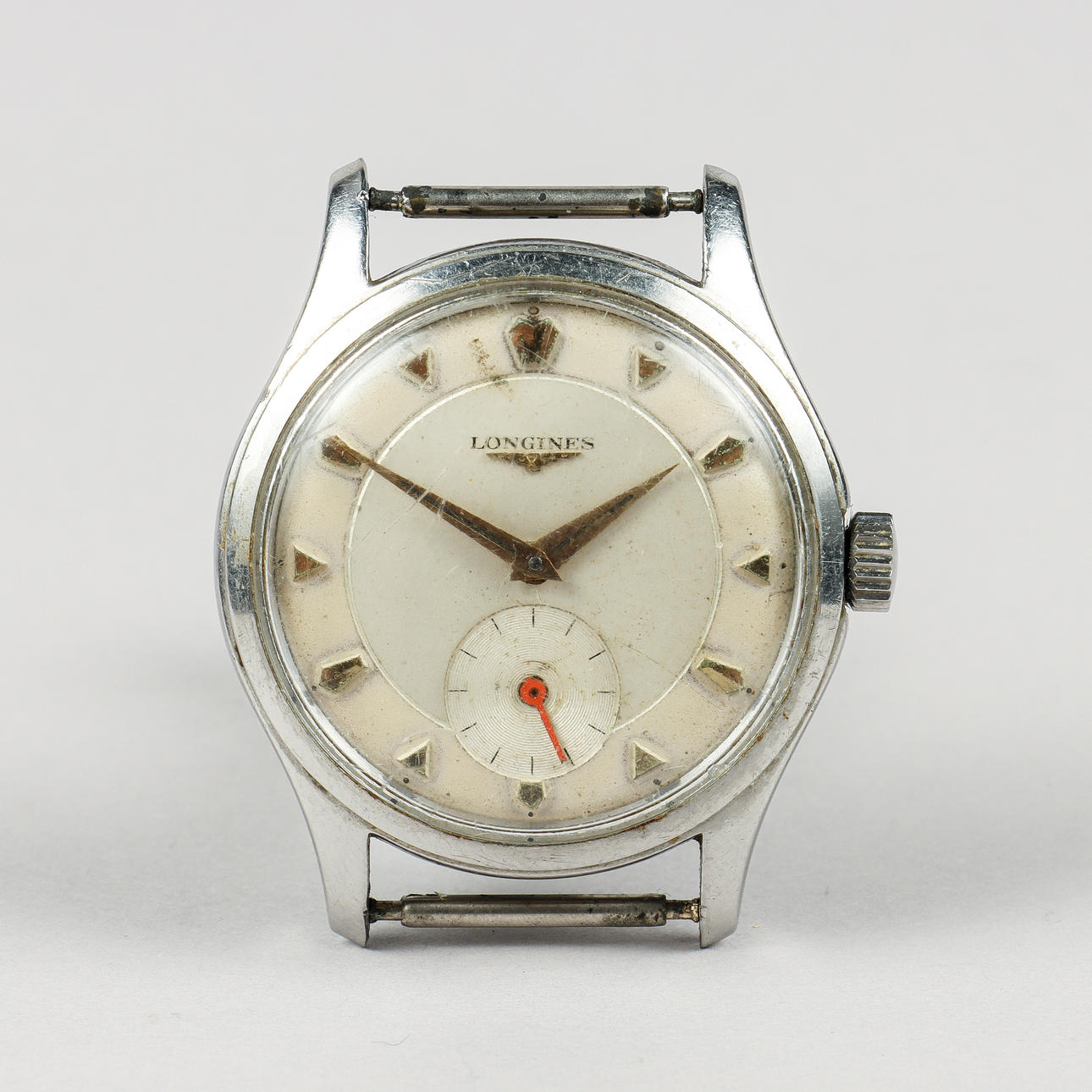 LONGINES, stål, manuell, 1950/60-tal.