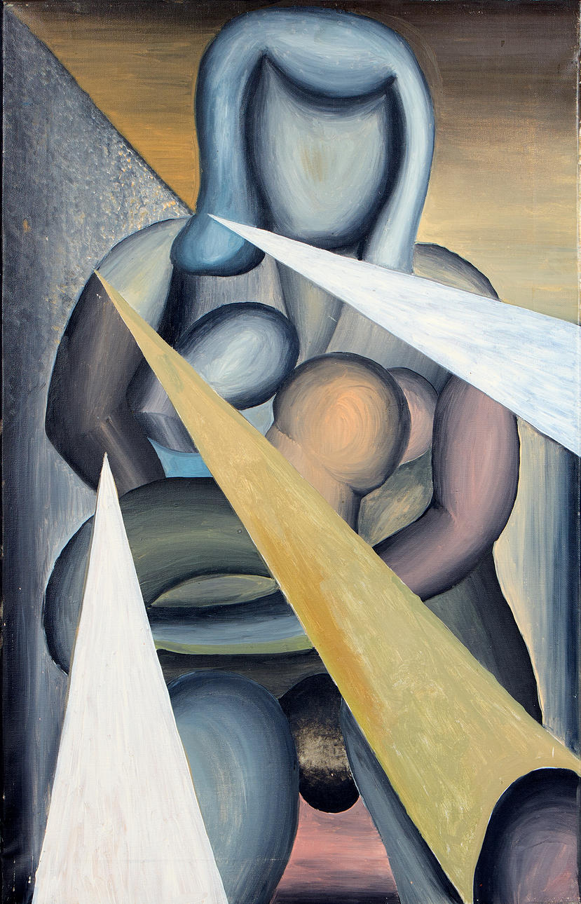 ATTRIBUTED TO C GÖRAN KARLSSON. Mother with child.