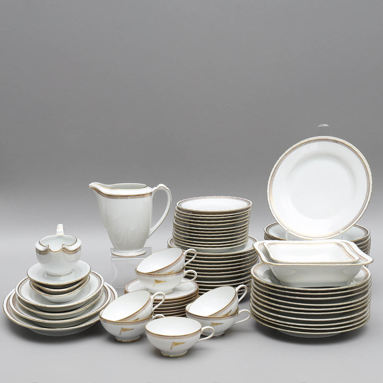 SERVISDELAR, 72 delar, porslin, Rörstrand.