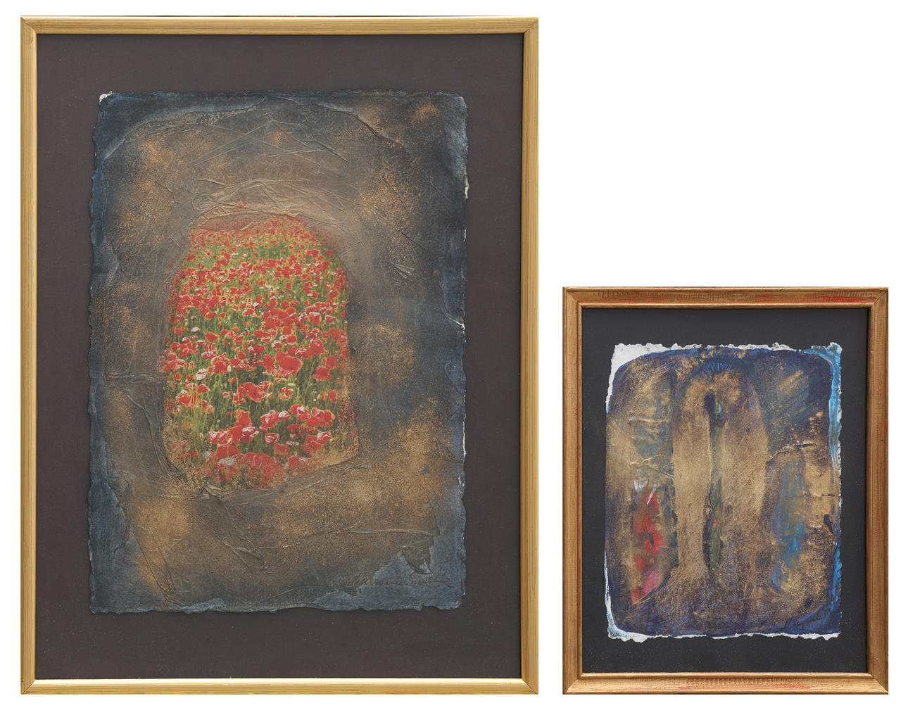 MARGARETA SJÖDIN. COMPOSITIONS, TWO PIECES, COLLAGE.