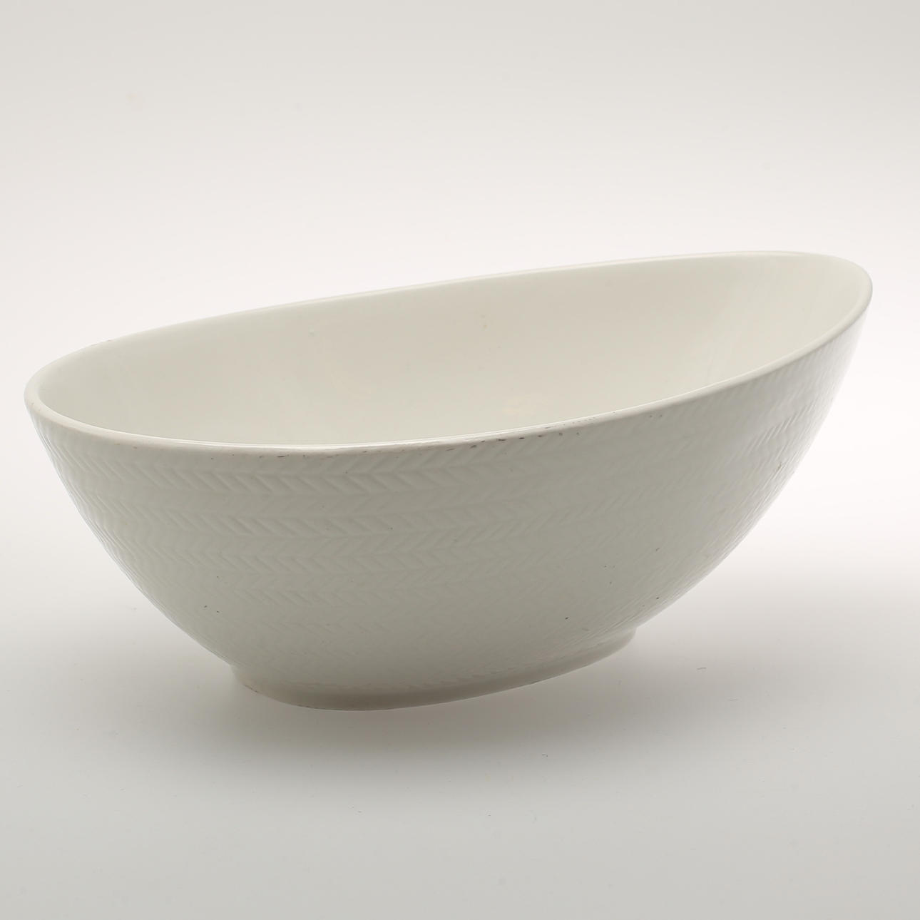 SKÅL, porslin "Blå eld" vit, Hertha Bengtsson. Rörstrand.