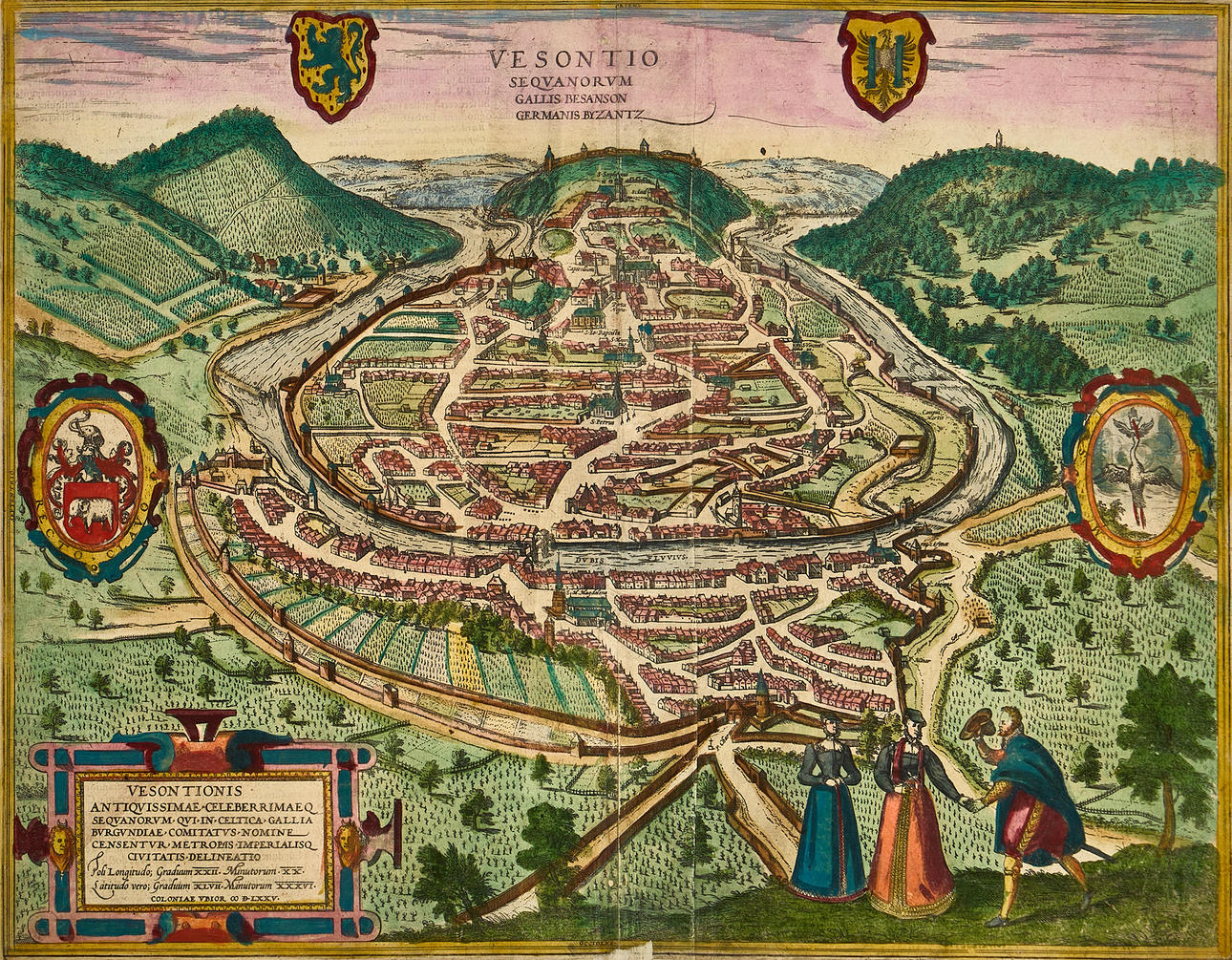BRAUN/HOGENBERG, Vesontio, 1623.