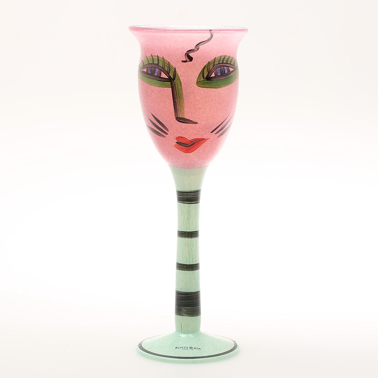 POKALGLAS, "Dear", Ulrica Hydman Vallien, Kosta Boda, signerad.