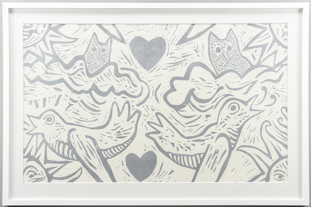 JOHN RASIMUS. Litografi, signerad. Konst - Grafik - Auctionet