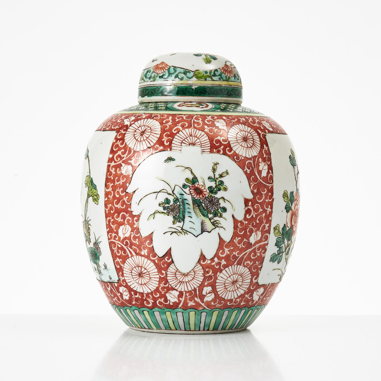 JAR, porcelain, China, first half of the 20th century, ovoid shape ...