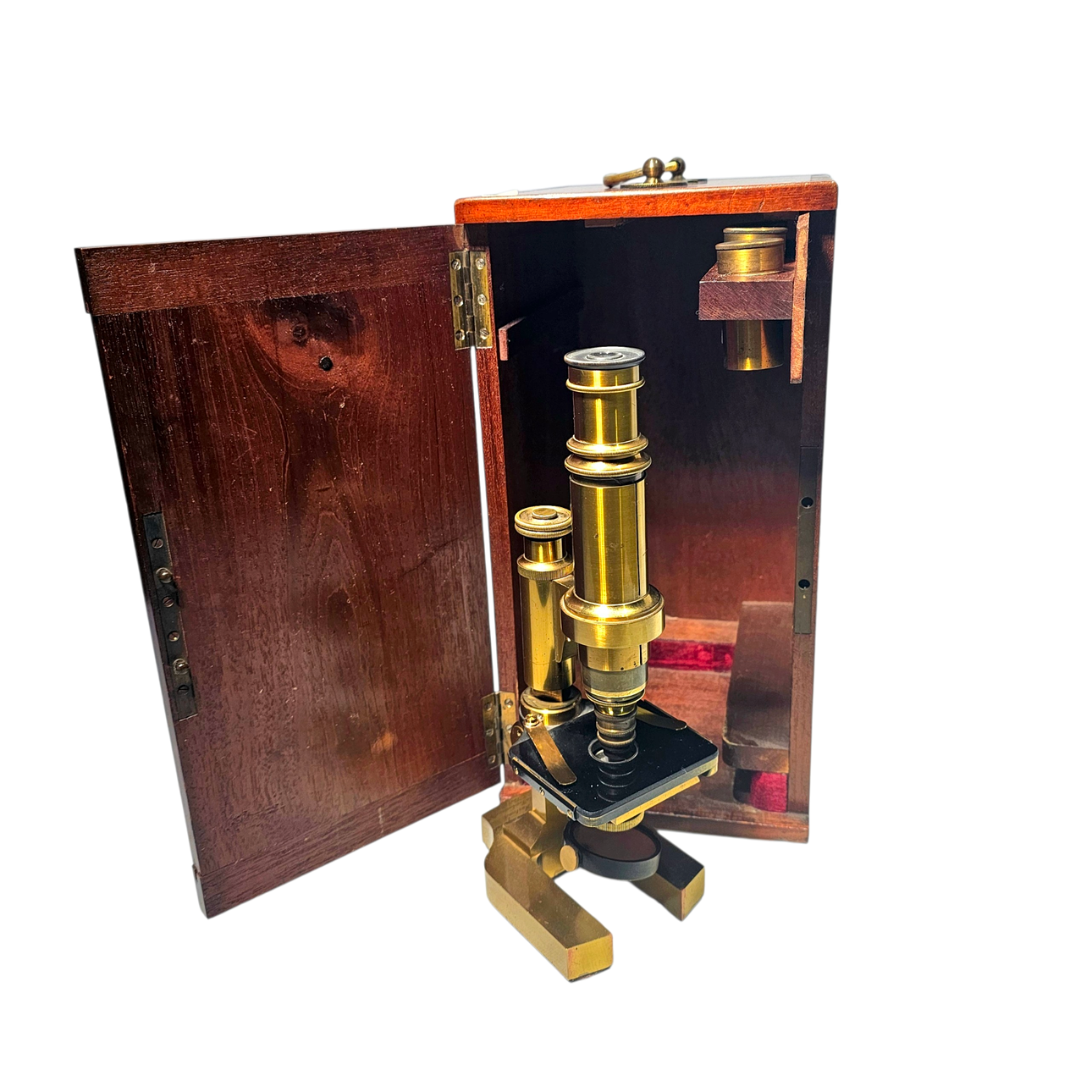 Constant Verick. Microscope circa 1870 with original case. Photo ...