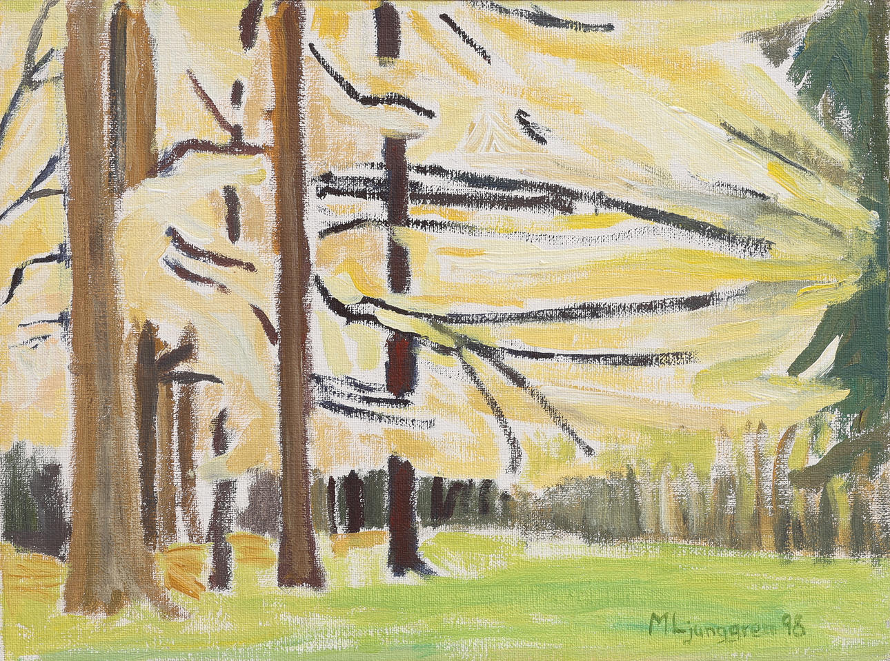 MARGARETA LJUNGGREN. "VÅRLJUS".