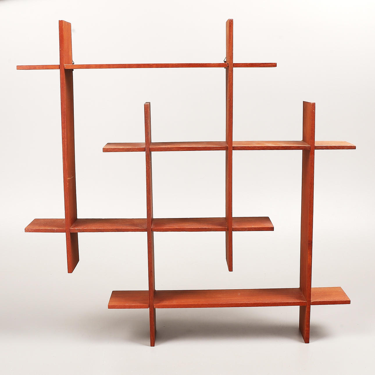 VÄGGHYLLA, teak, 1960-tal.