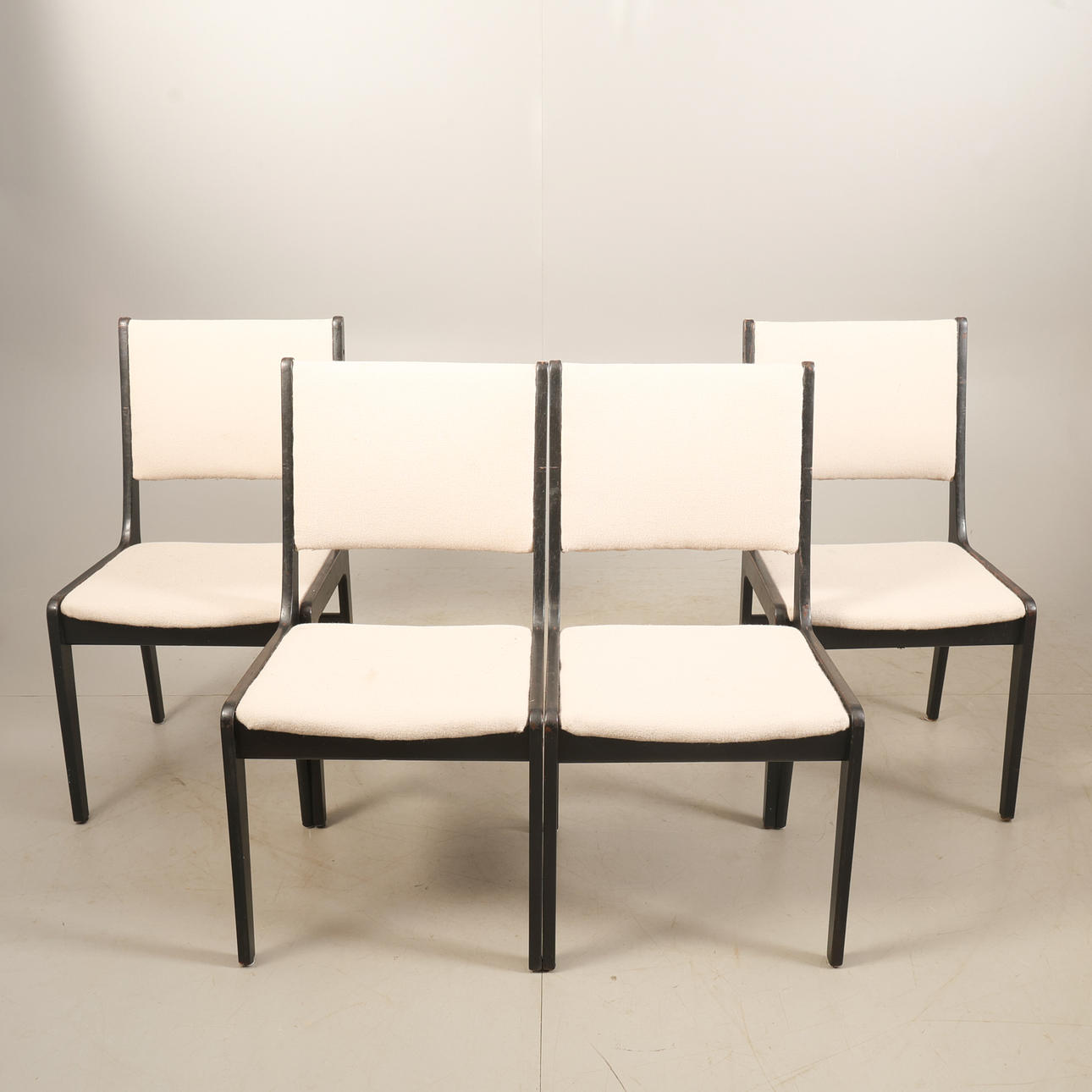 STOLAR, 4 stycken Farstrup, Danmark, 1960 tal.