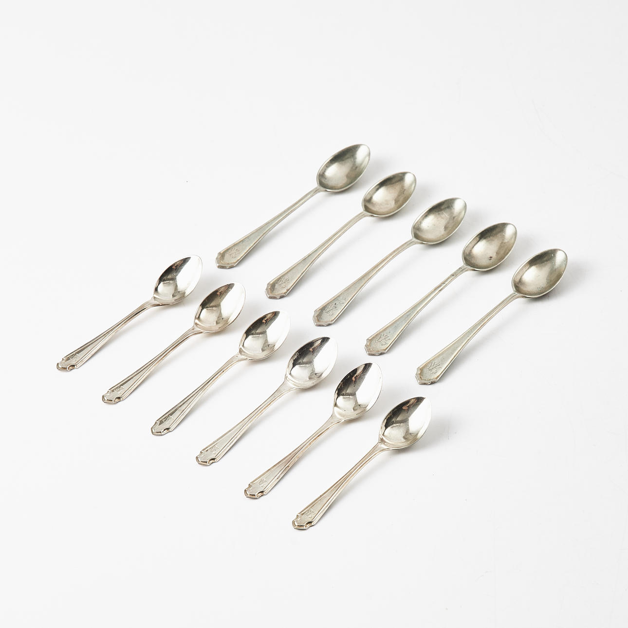KAFFE-/TESKEDAR, 11 st., silver.