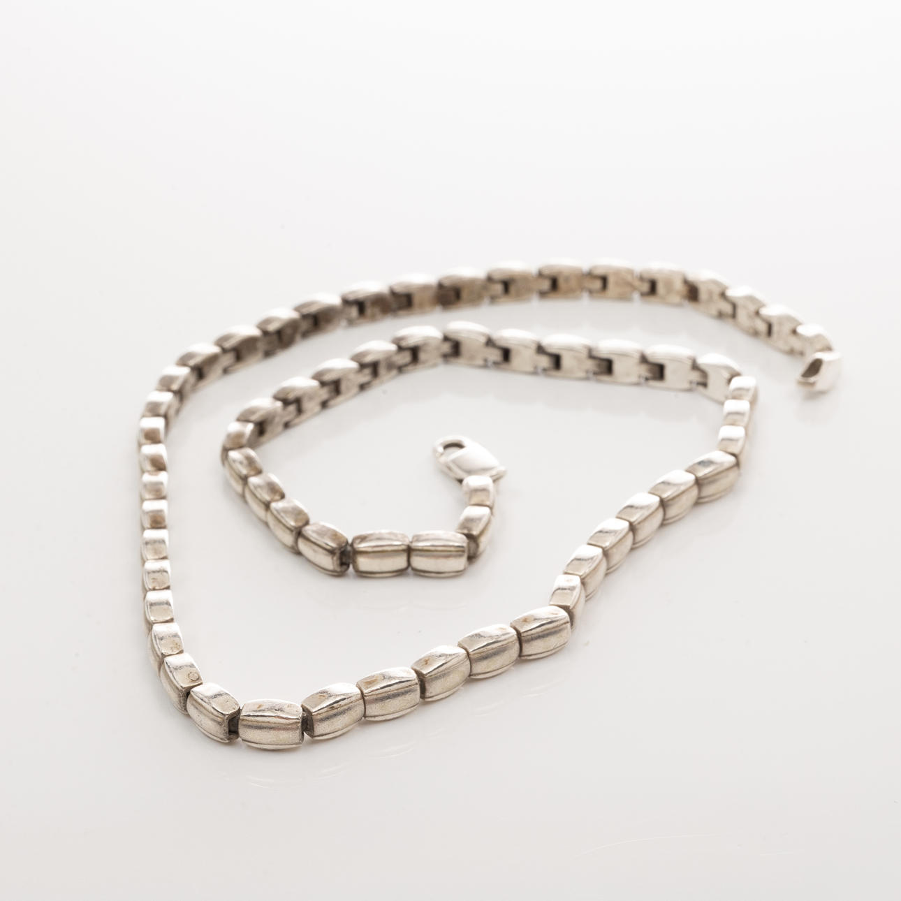 COLLIER, Sterlingsilver, GHA.