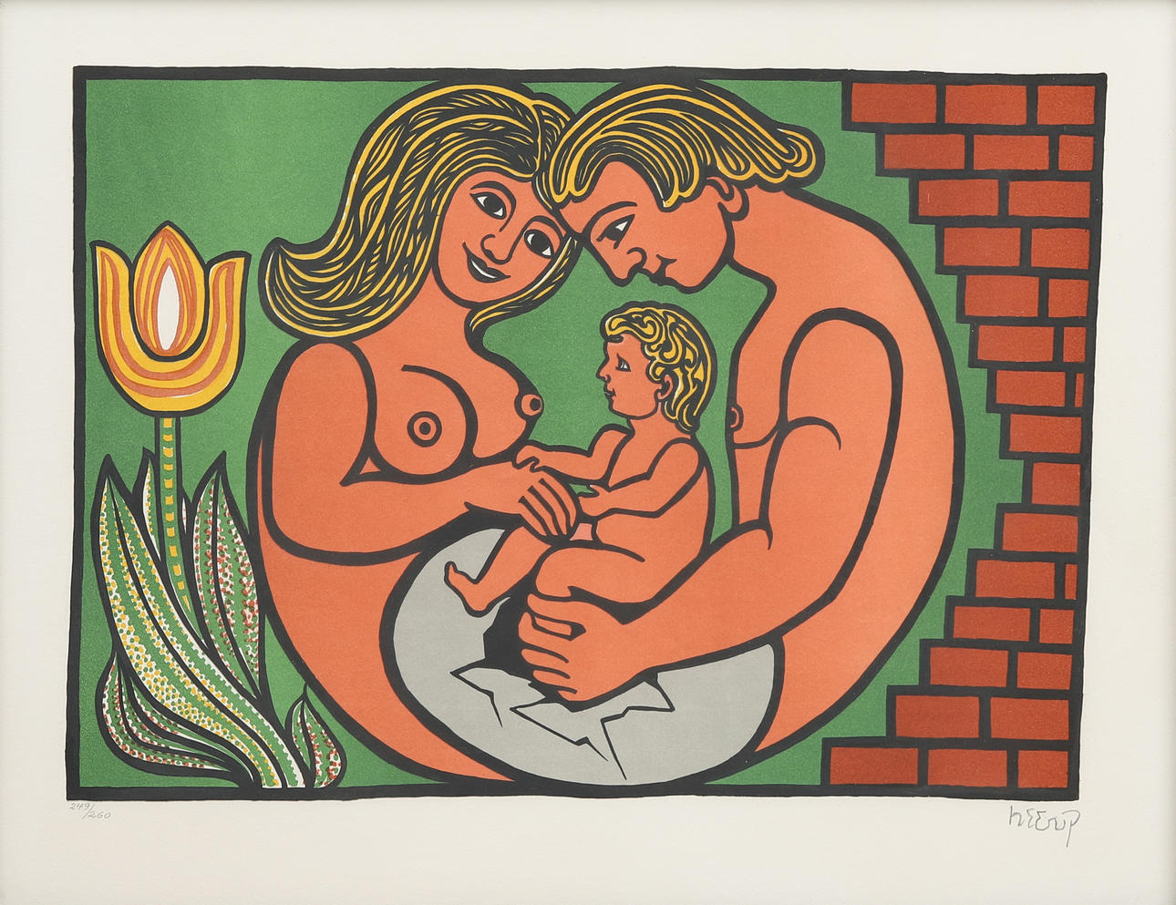 HENRY HEERUP. Lithograph, signed and numbered 249/260.