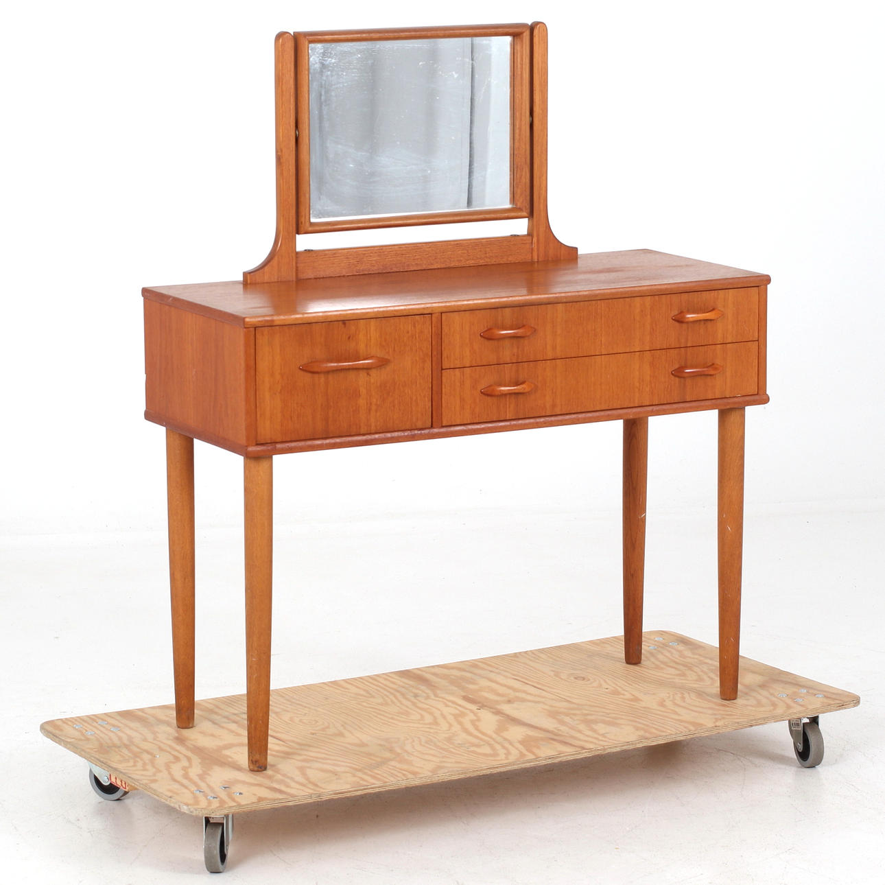 SMINKBORD, teak, 1900-talets mitt.