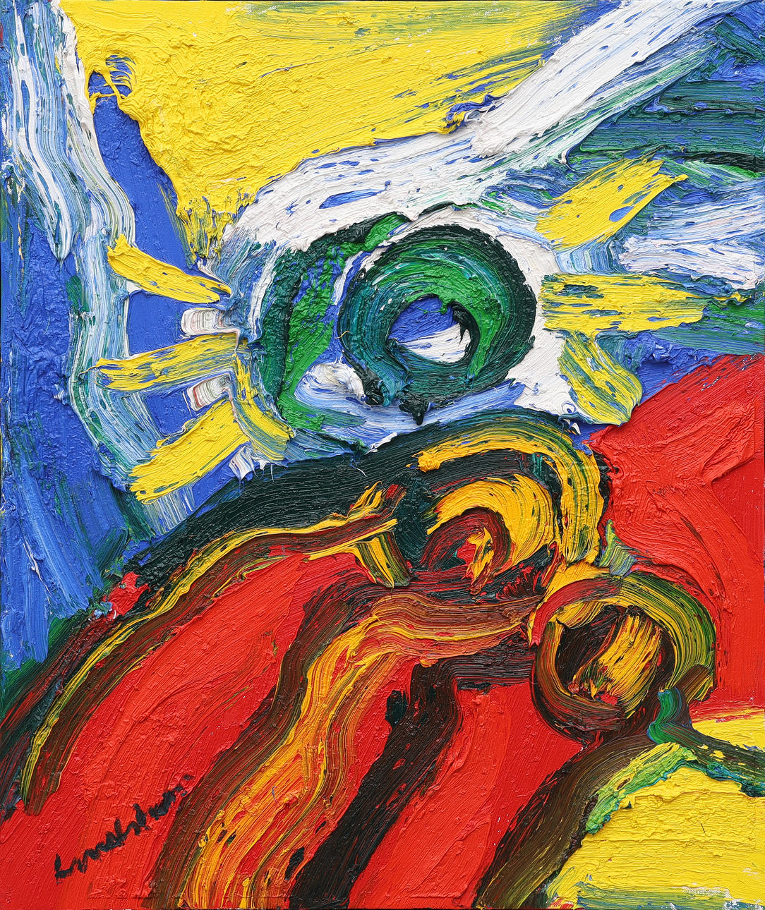 BENGT LINDSTRÖM. "SOLNEDGÅNG".