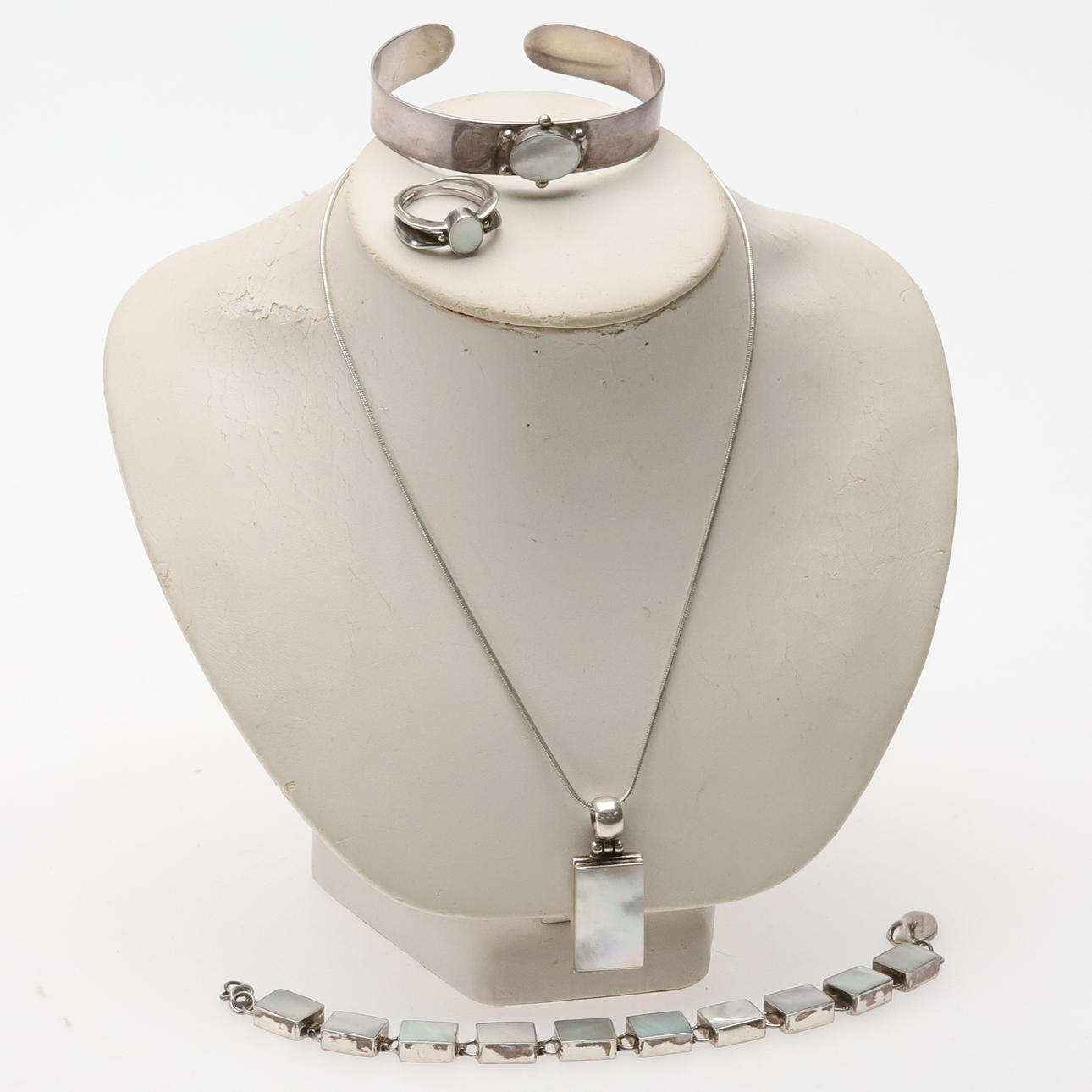 SMYCKESET , 4 delar, silver, 67,9 g.