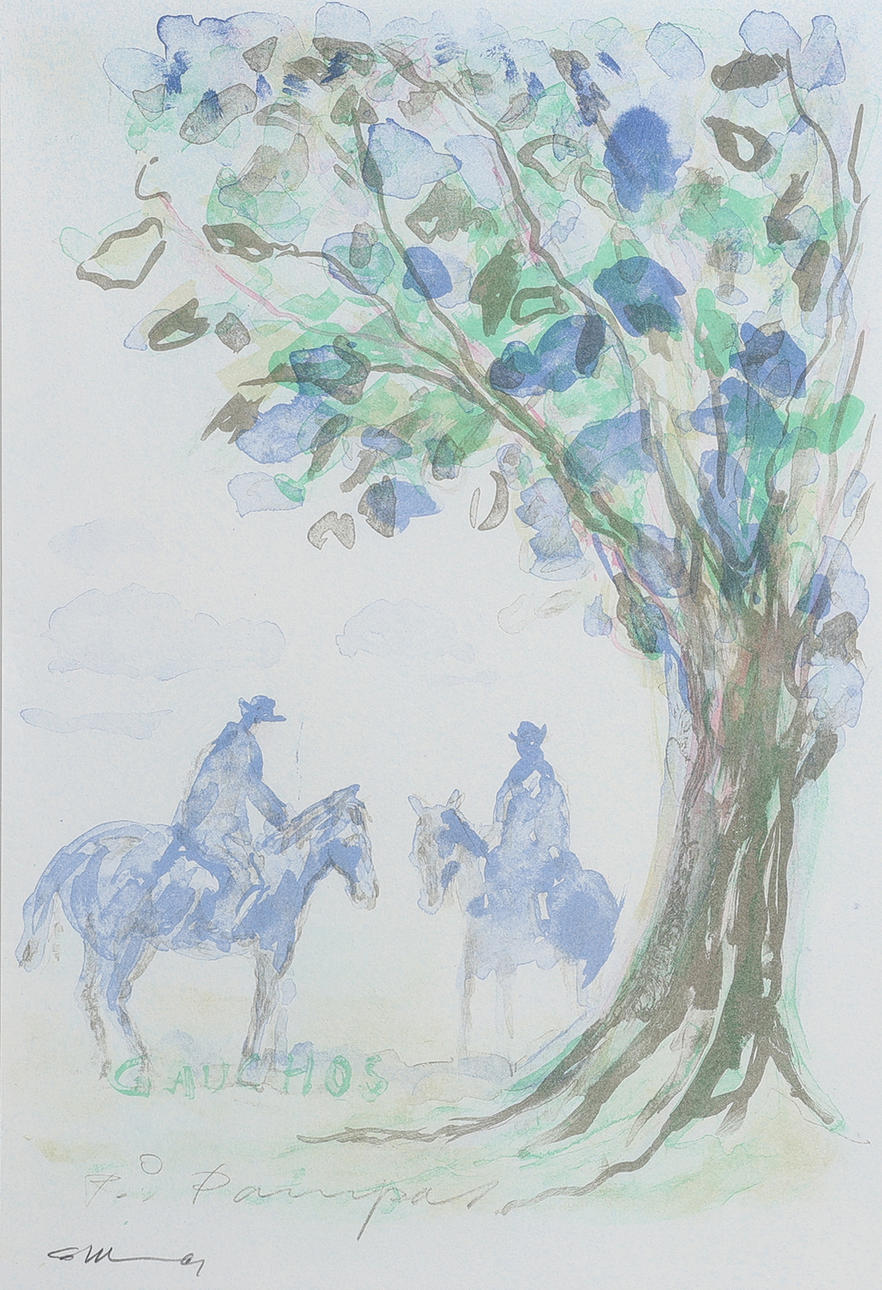 GÖSTA WERNER. "GAUCHOS".