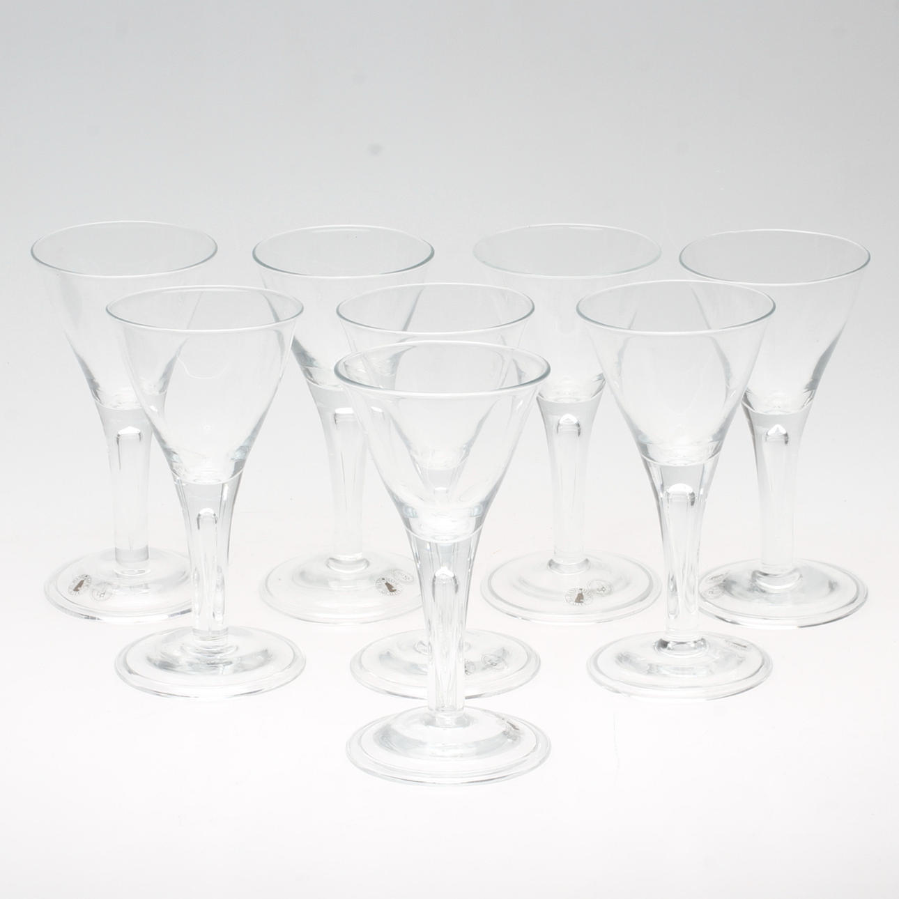 VINGLAS, 8 st, "Enhörna", ur IKEAs 1700-tals serie.