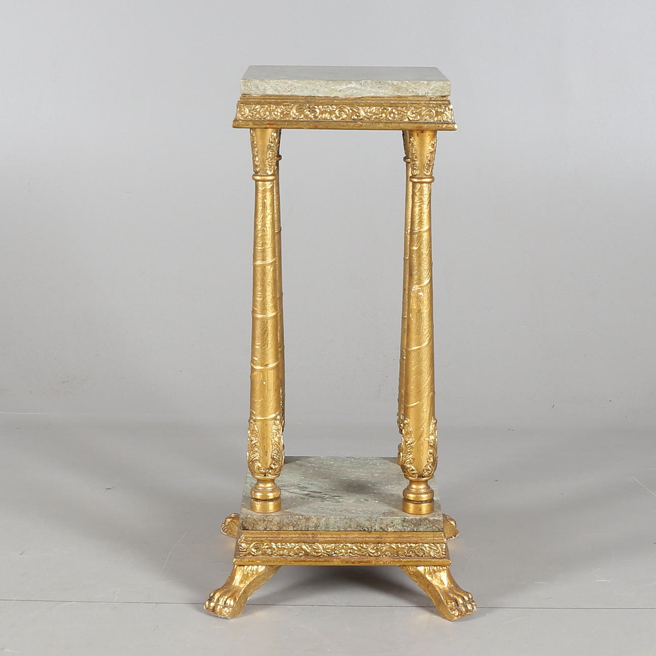 PIEDESTAL, marmor/trä, 1900-tal.