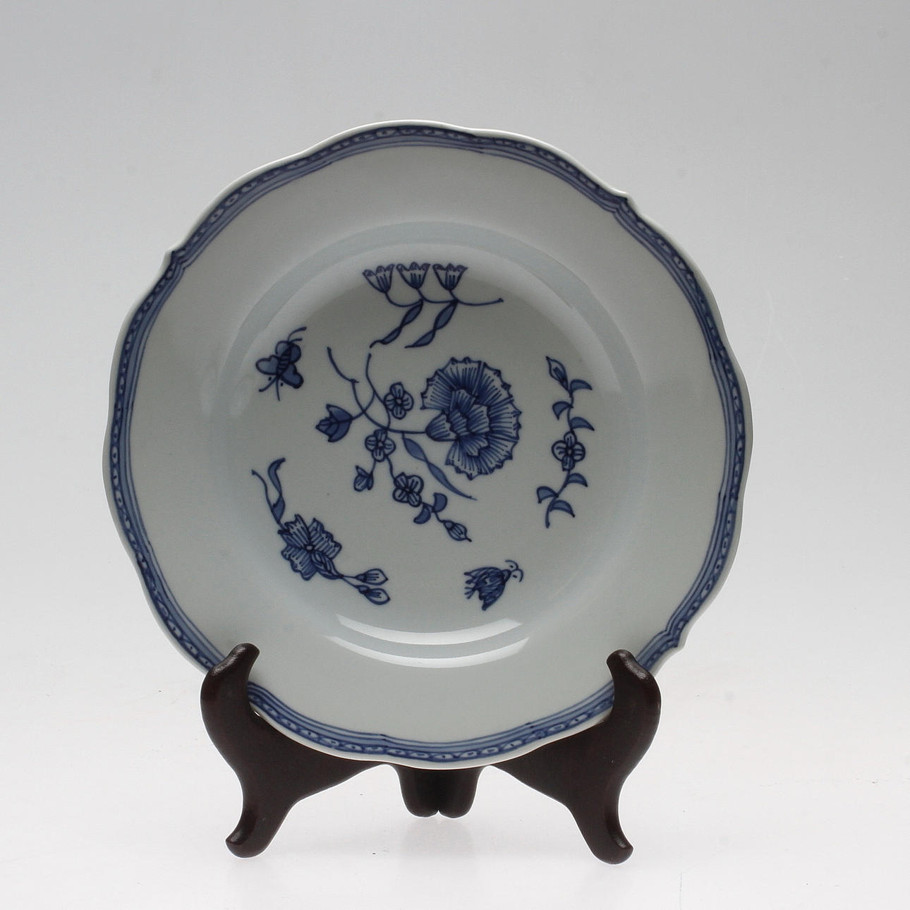 DJUPA TALLRIKAR, 6 st, fältspatporslin, ur IKEAs 1700-tals serie.