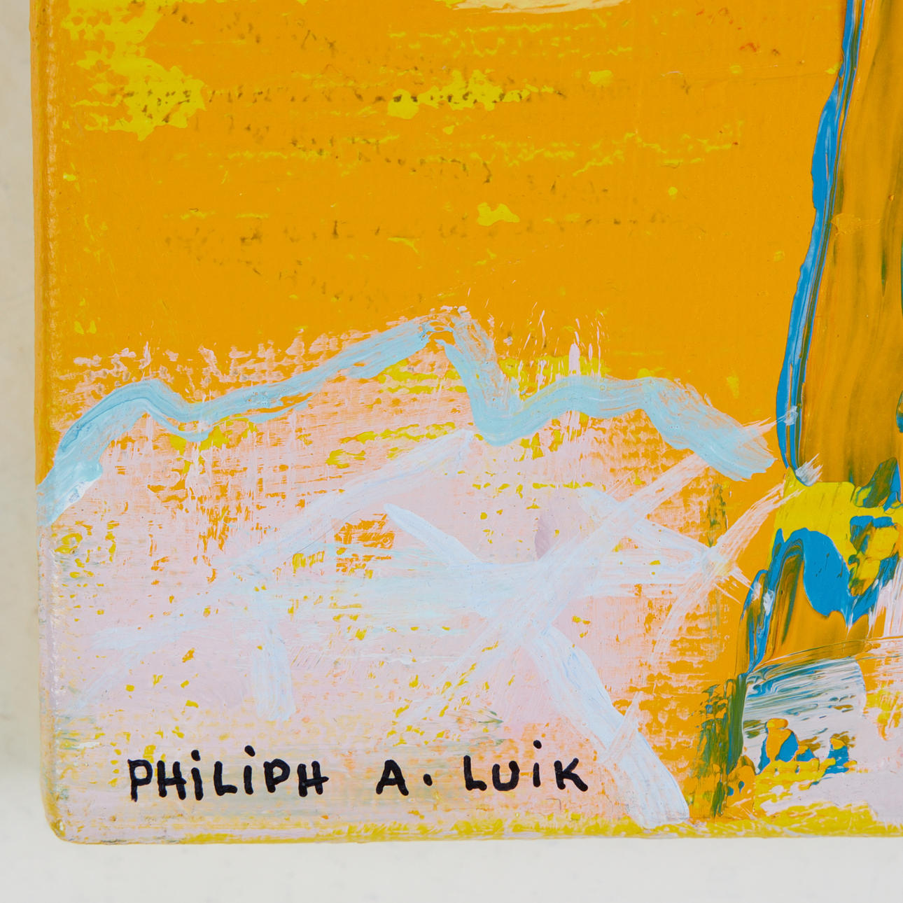 PHILPH A. LUIK. (ESTONIA, BORN 1949), Acrylic on canvas, signed. Art ...