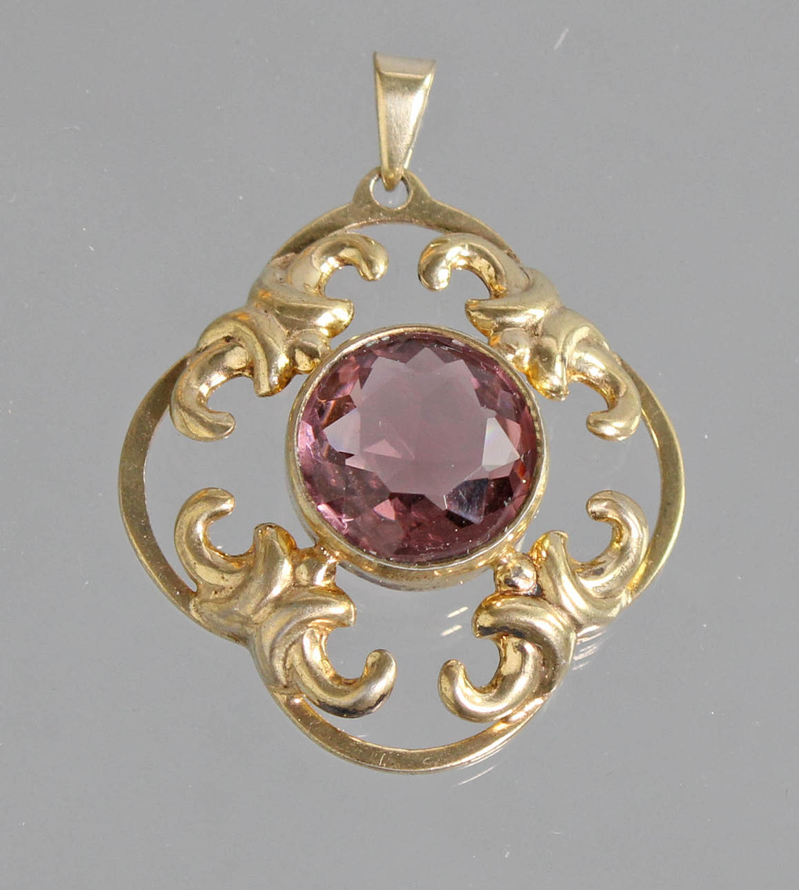ART DECO PENDANT, 835 silver.
